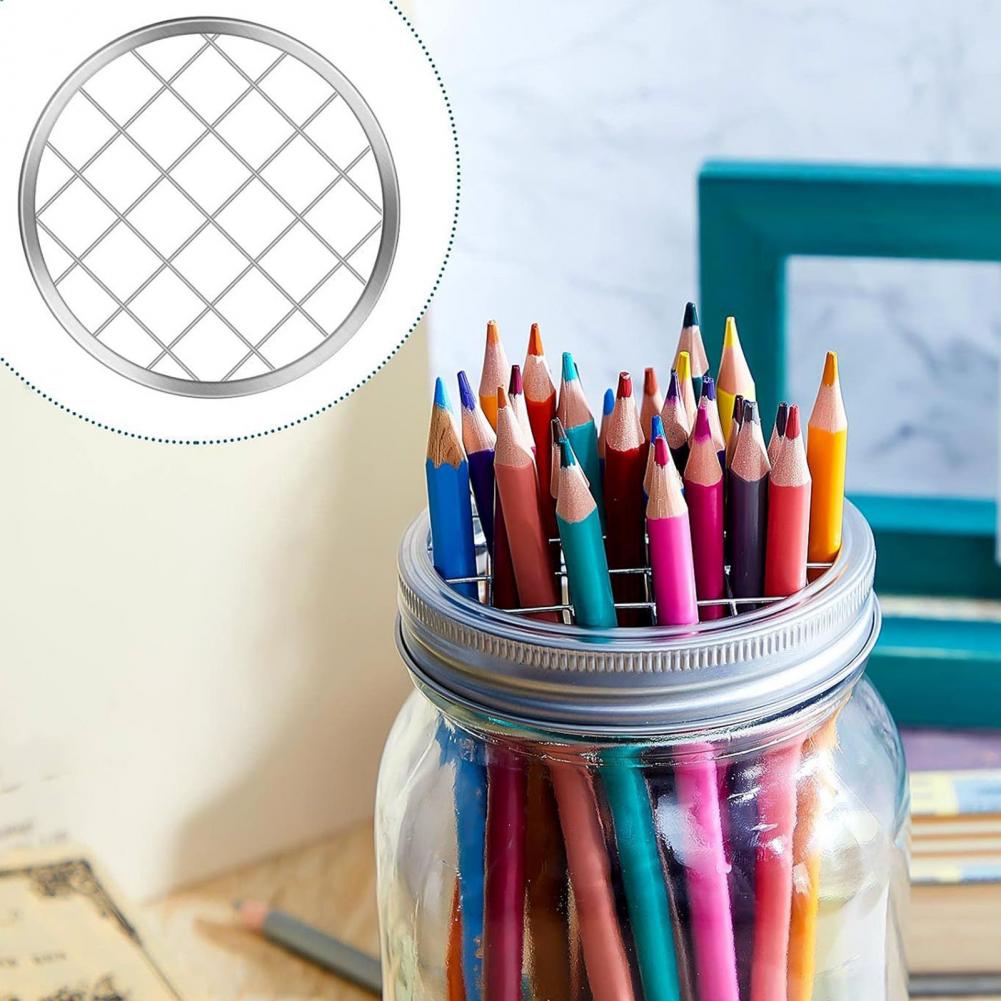 Metal Mason Jar Flower Lid Ins - Mason Jar Wide Mouth recension och pris