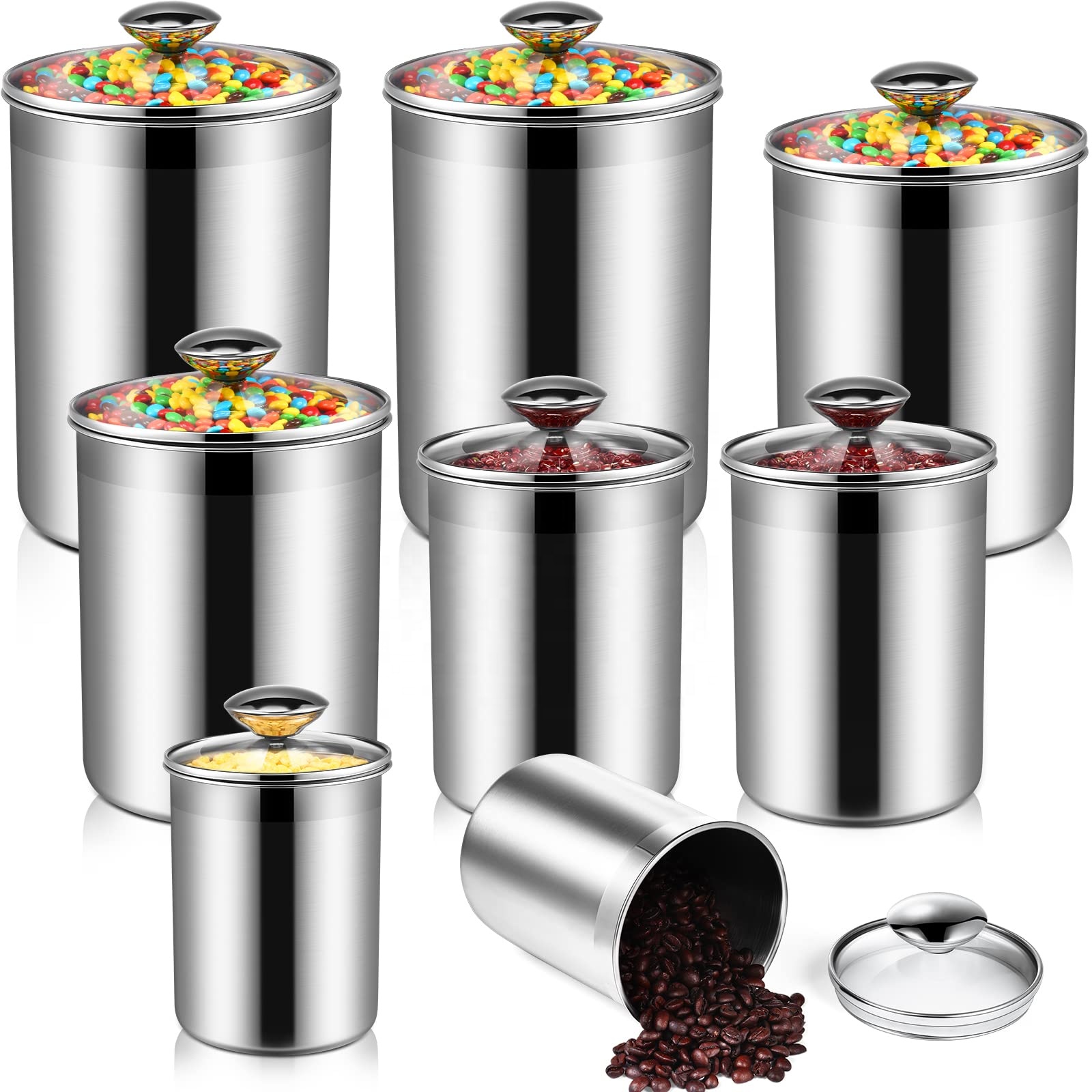 Food Storage Containers Tea Co - Food Storage Glass Container Set recension och pris