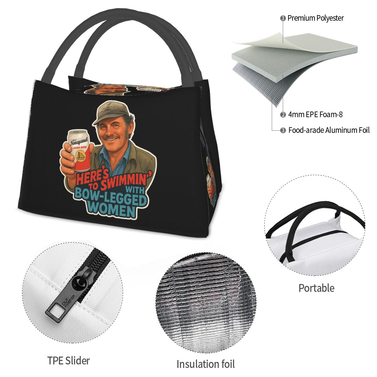 Heres To Swimmin Quint Jaws Mo - Food Storage Quotes recension och pris