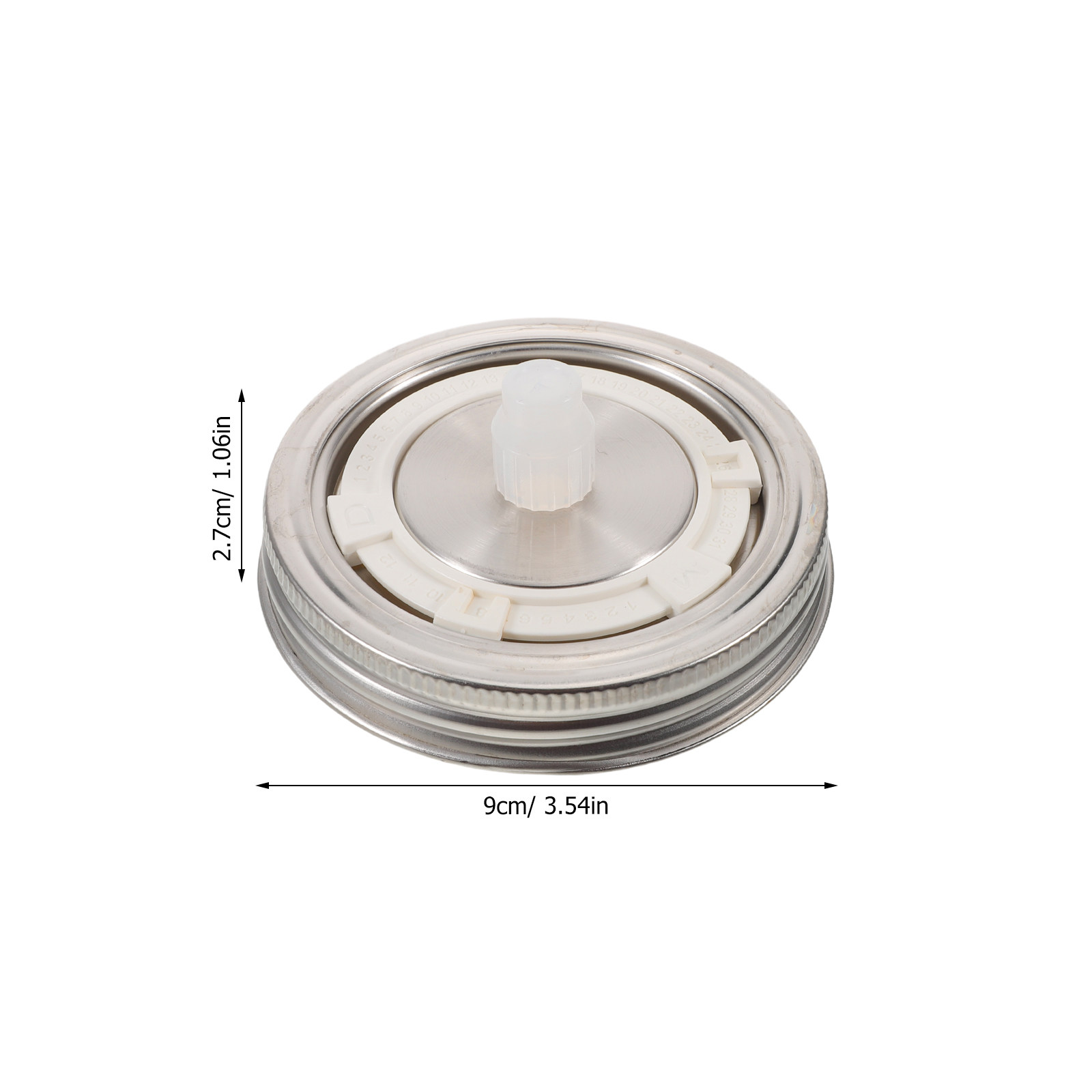 2Pcs Airlock Fermentation Lids - Mason Jar Wide Mouth recension och pris