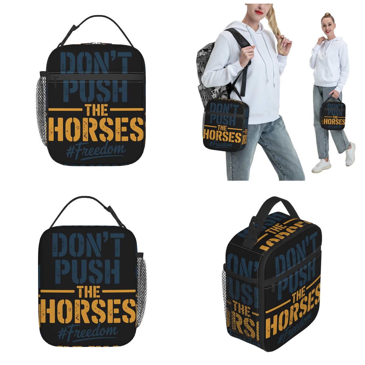 Don't Push The Horses Merch In - Food Storage Quotes recension och pris