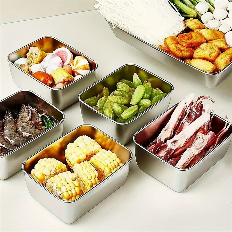 1/3/5pcs Stainless Steel Food  - Food Storage Time recension och pris