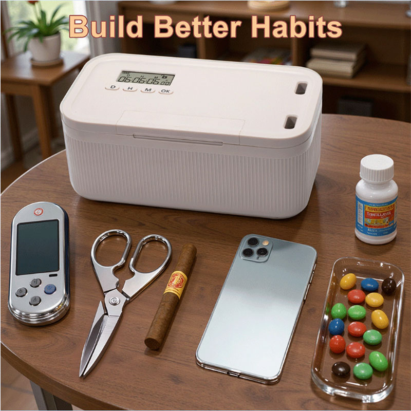 Timed Lock Box 2 Modes Timer L - Food Storage With Lock recension och pris