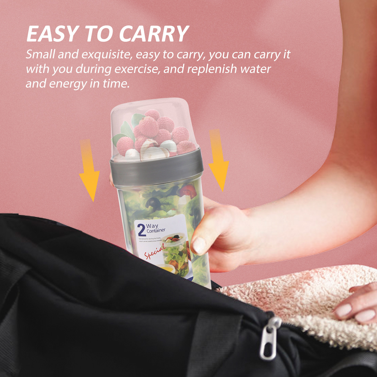 2Pcs Double Layer Sealing Stor - Food Storage Lunch Box recension och pris