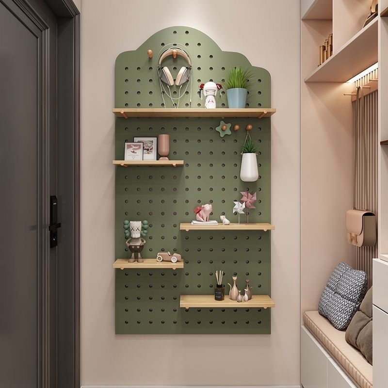 Wooden Cavities Board Wall She - Food Storage Rack recension och pris