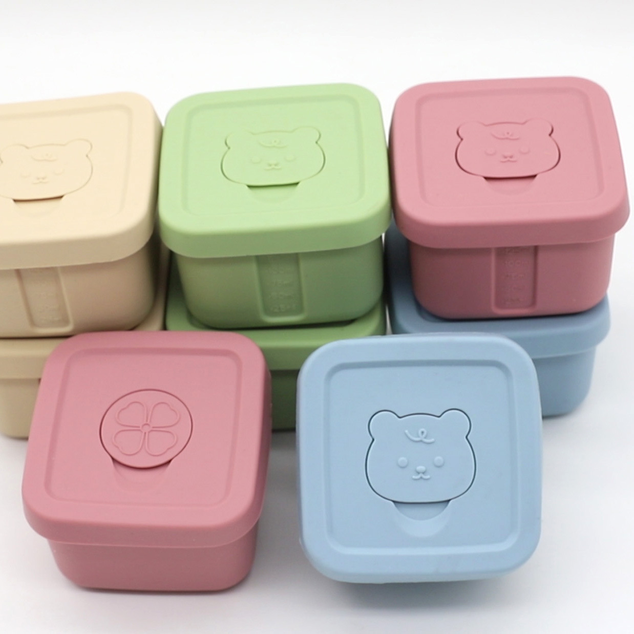Silicone Food Supplement Box F - Food Storage Lunch Box recension och pris