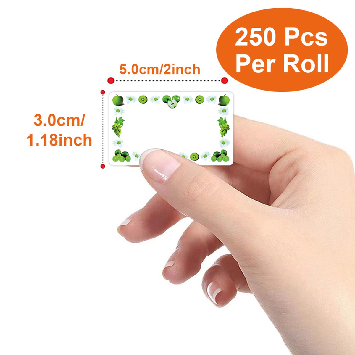 250Pcs Rectangle Canning Label - Food Storage Labels recension och pris
