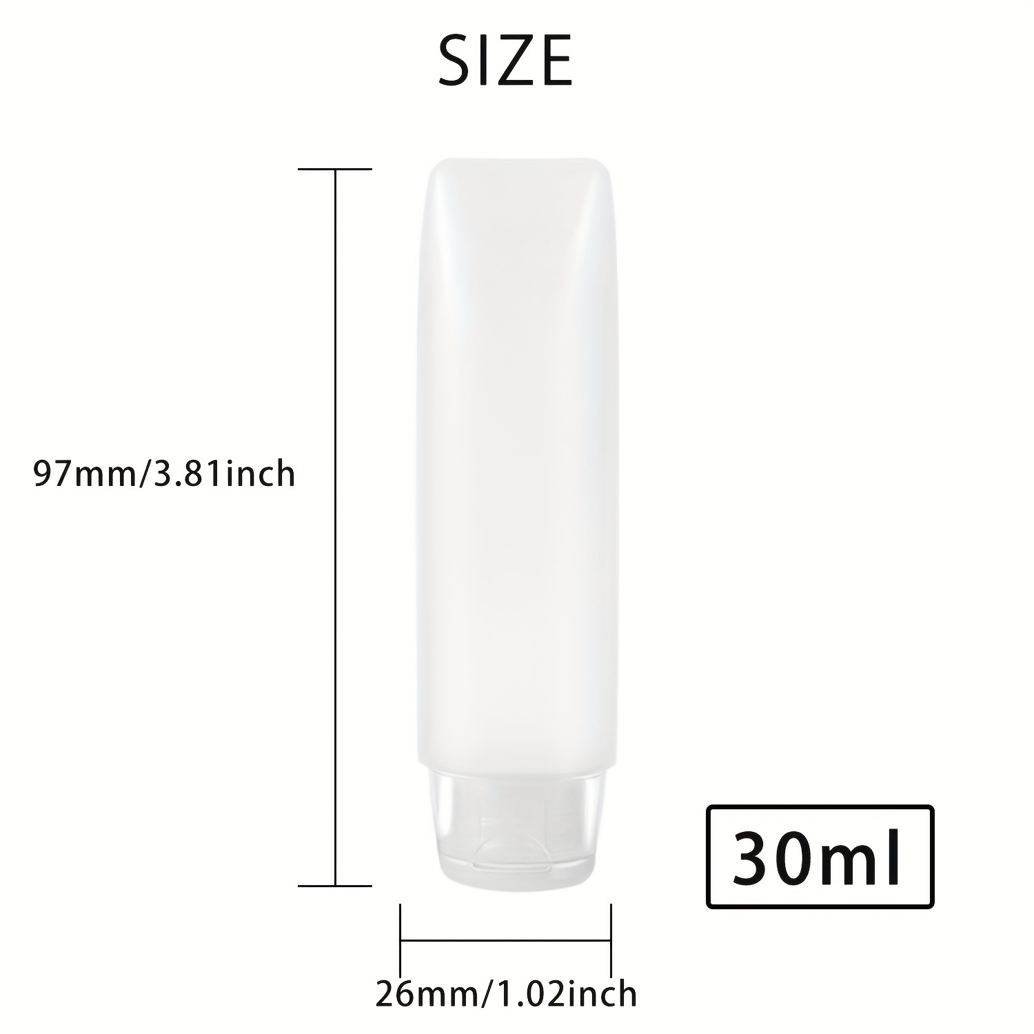 10pcs 30/50ml Empty Refillable - Condiment Squeeze Bottle recension och pris